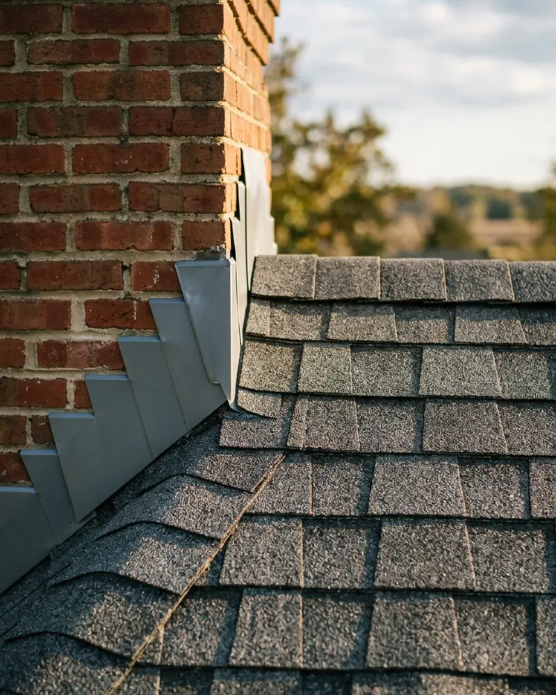 Close-up of Skylight Repair work by Beardman Building Services in Englewood